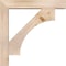 Ekena Millwork Westlake Block Smooth Bracket w/ Offset Brace, Douglas Fir, 5 1/2"W x 28"D x 28"H BKT0604X28X28WTL05SDF - alternate 2